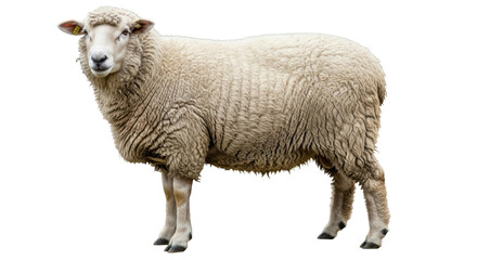 Isolated White Sheep
