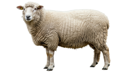 Isolated White Sheep