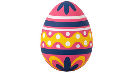 Isolated Easter Egg