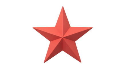 Isolated Red Star