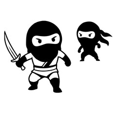 ninja warrior with sword