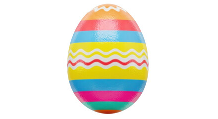 Isolated Easter Egg