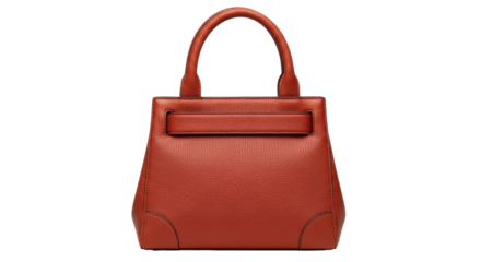 Isolated Orange Handbag