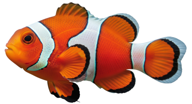 Isolated Clownfish