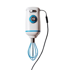 Electric Hand Mixer with Whisk Attachment and Modern Design