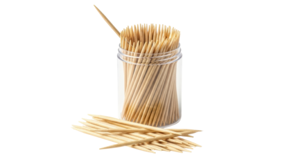 Isolated Toothpicks