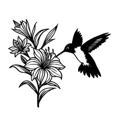 bird on a flower
