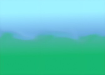 Obraz premium blue sky clouds and greens background