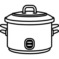 cooking pot vector illustration