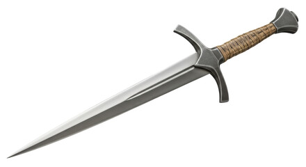 Isolated Medieval Dagger