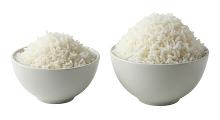 Isolated Bowls of Rice