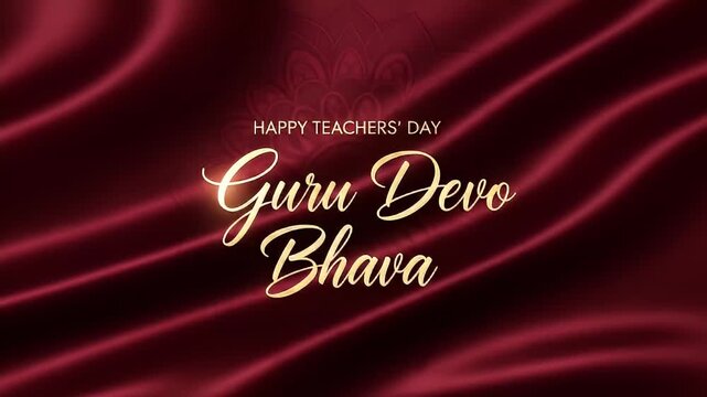 happy teachers day guru devo bhava celebration