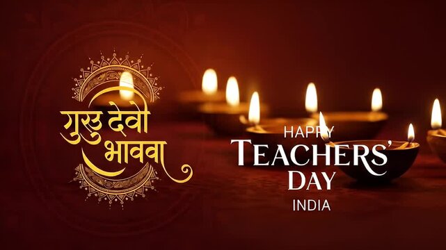guru devo bhava teachers day india greeting