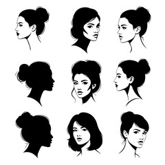 vector illustration of a woman