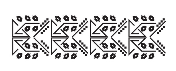 Tribal indian seamless pattern. Color mexican, aztec and maya ornament, ethnic stylish fabric geometric print wallpaper texture vector