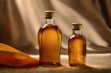 small bottle of honey mockup