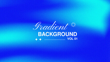 Vibrant Blue Gradient Texture. Modern Minimal Backdrop