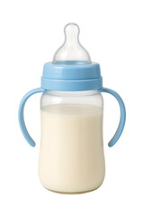 Blue Baby Bottle high quality realistic image.