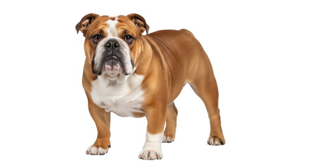 Fototapeta premium Isolated Bulldog Standing