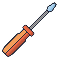 Screwdriver Vector Illustration