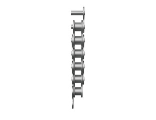 Robust Industrial Roller Chain Segment: Essential Mechanical Part for Heavy Duty Power Transmission...