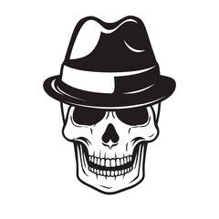 Human Skull illustration