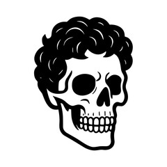 Human Skull illustration