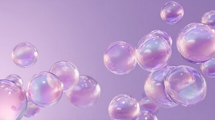 Soothing bakuchiol serum bubbles skincare laboratory digital art relaxing environment close-up view beauty concept