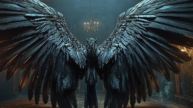 black and white wings