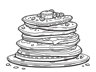 Stack of Pancakes Artwork
