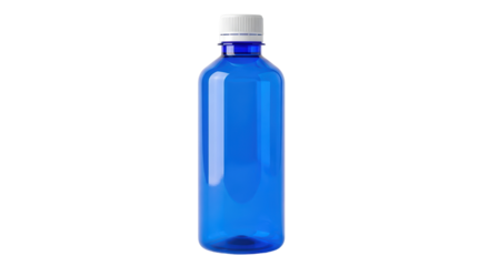 Isolated Blue Bottle