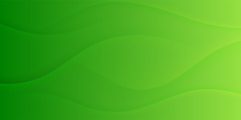 Smooth green abstract wave background with gradient flow. Modern organic vector design perfect for eco, nature, freshness, health, and environmental concepts.