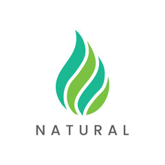 Fototapeta premium Natural Beauty Product Logo