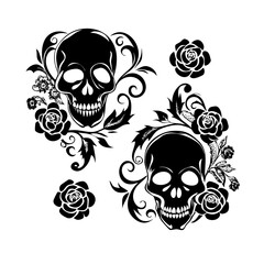 Obraz premium skull and crossbones