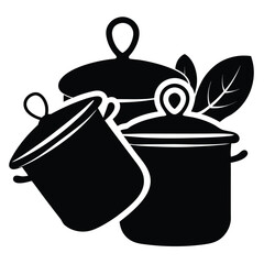 Whimsical Kitchenware Trio Decorative Stovetop Pots with Lids Colorful and Patterned, Featuring Playful Designs and Bright Hues for a Cheerful Cooking Aesthetic