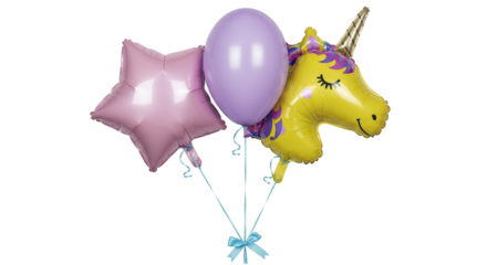 Isolated Unicorn Balloon