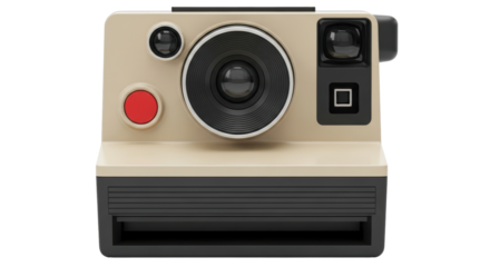 Isolated Retro Instant Camera
