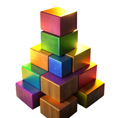 Obraz premium pyramid of cubes