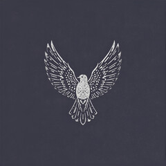 Fototapeta premium eagle with wings