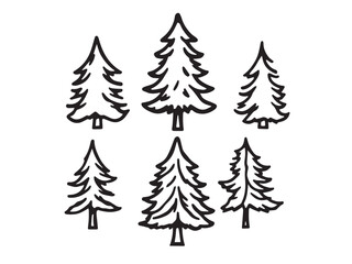 Tahoe National Forest Line Art
