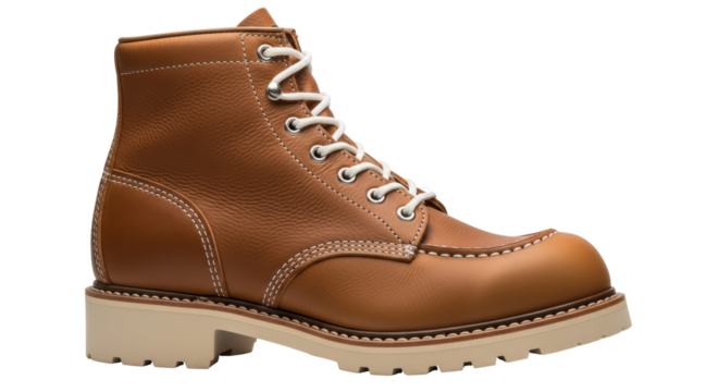 Isolated Leather Boot
