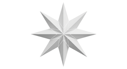 Isolated White Star