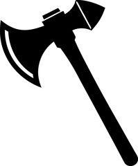 Fireman's Axe or Firefighter Tool Icon