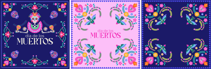 Folk Birds Day Of Dead