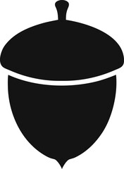 Fototapeta premium Oak Tree Acorn Nut Icon