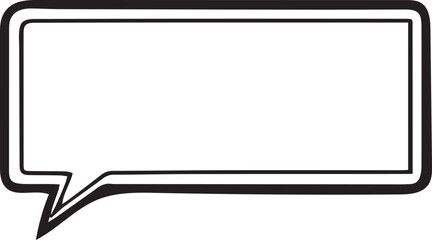  Hand Drawn Comic Speech Bubble&ndash; Vector Doodle Style Talk, Thought & Chat Balloons	