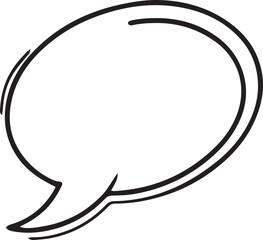  Hand Drawn Comic Speech Bubble– Vector Doodle Style Talk, Thought & Chat Balloons	
