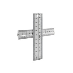 Create Cross-Shaped Ruler with Transparent Background Design Easily