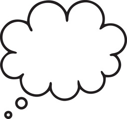 Obraz premium Hand Drawn Comic Speech Bubble– Vector Doodle Style Talk, Thought & Chat Balloons 