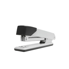 Staple papers efficiently with this device,  a simple office tool with a transparent background.  Modern design makes it easy to use.